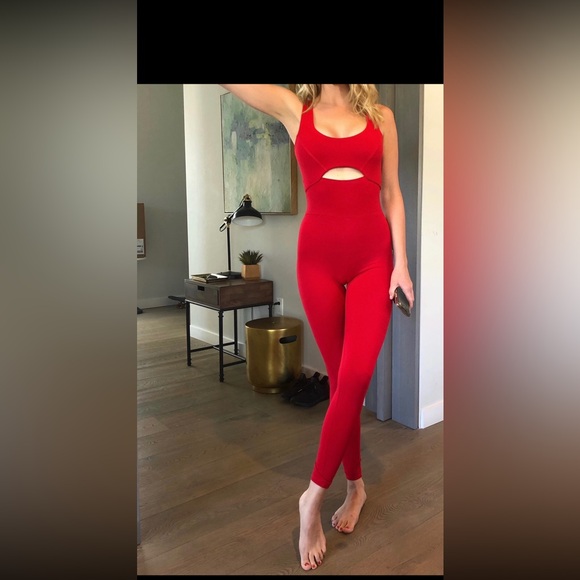 Red Women's Jumpsuit - Picture 1 of 1